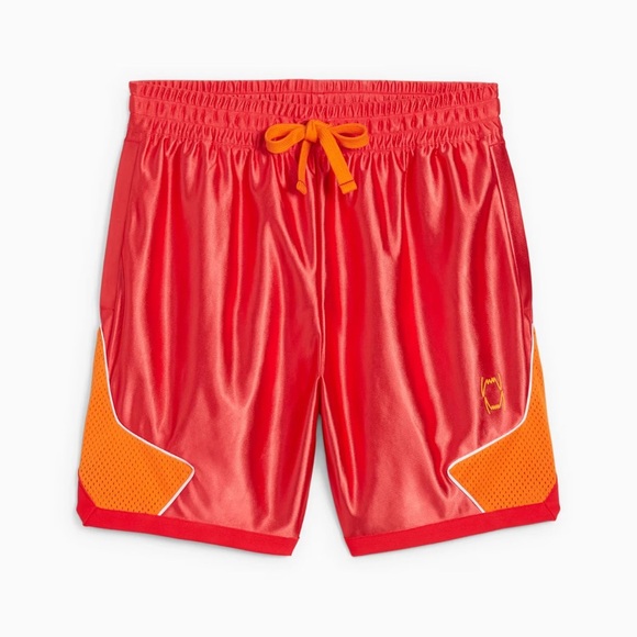 PUMA Basketball x Cheetos Dazzle Shorts “Rickie Orange” (Men’s Size Small) NWT - Picture 12 of 13